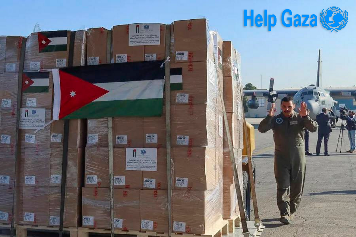 Medical team providing aid to injured civilians in Gaza