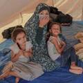 Portrait of Amina, a mother from Gaza who received food aid